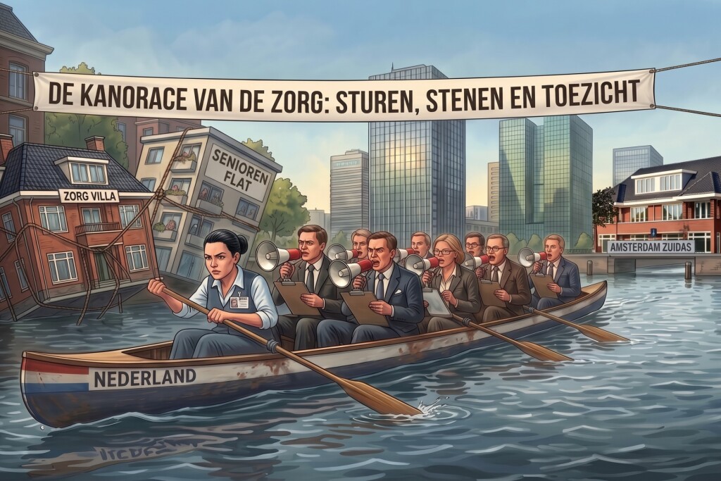 Sturen, stenen en toezicht: De kanorace van de zorg