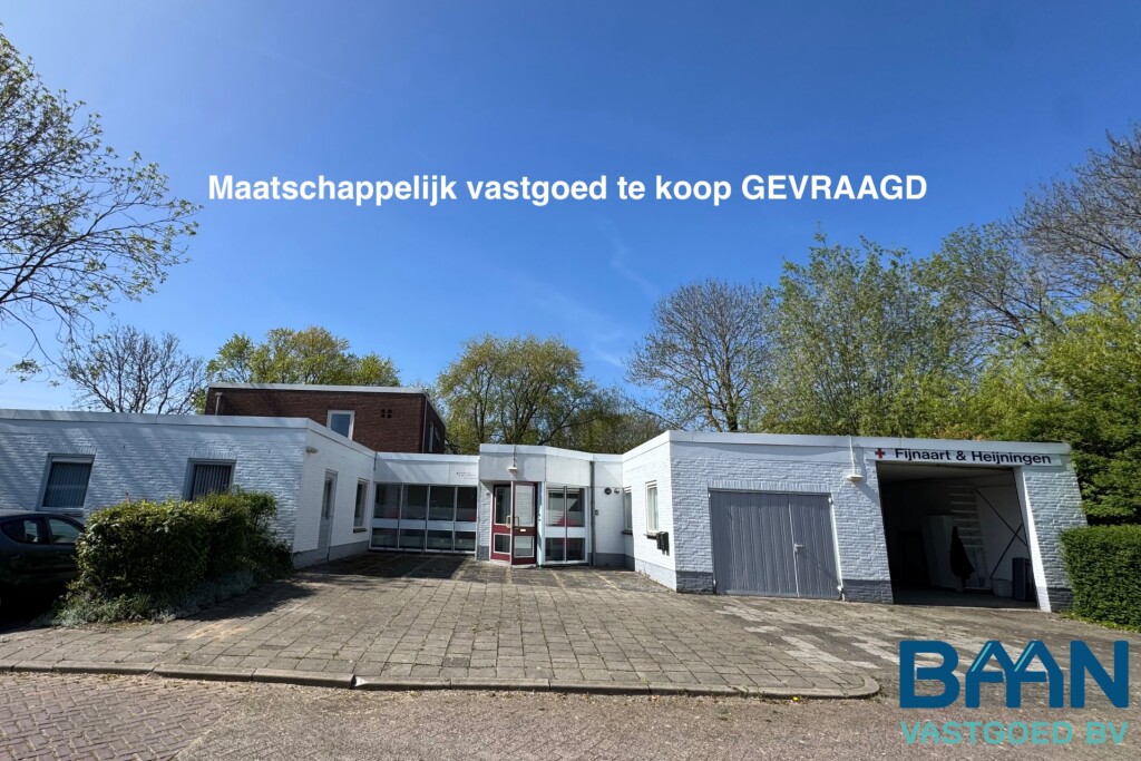 Te koop GEVRAAGD; praktijkruimte, (voormalig) consultatiebureau, zorgkantoor. Vanaf 150m2